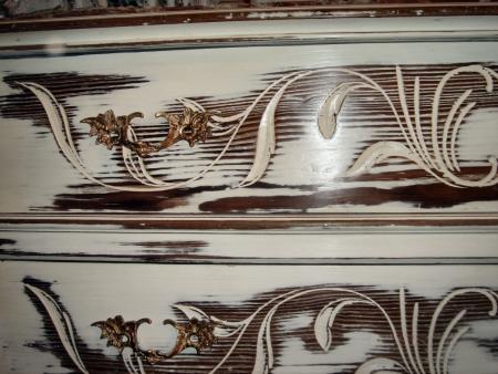 Vue de pr�s du travail r�alis�..