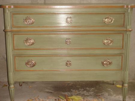 Commode    Louis XVI  en merisier 